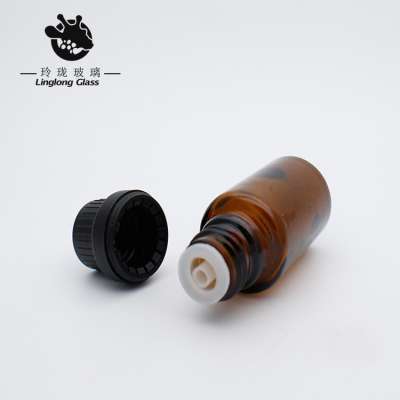 Fancy essential oli glass bottle 15ml brown glass bottle