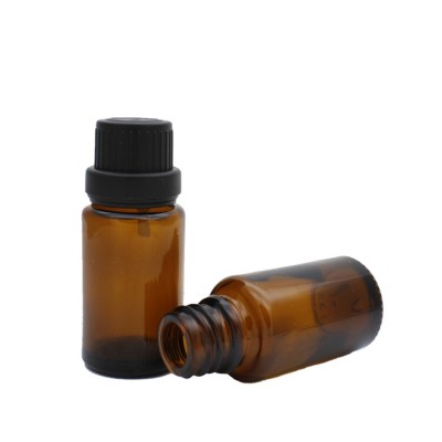 15 ml essential oil glass bottles with essential oil plug and explosion-proof large head cover